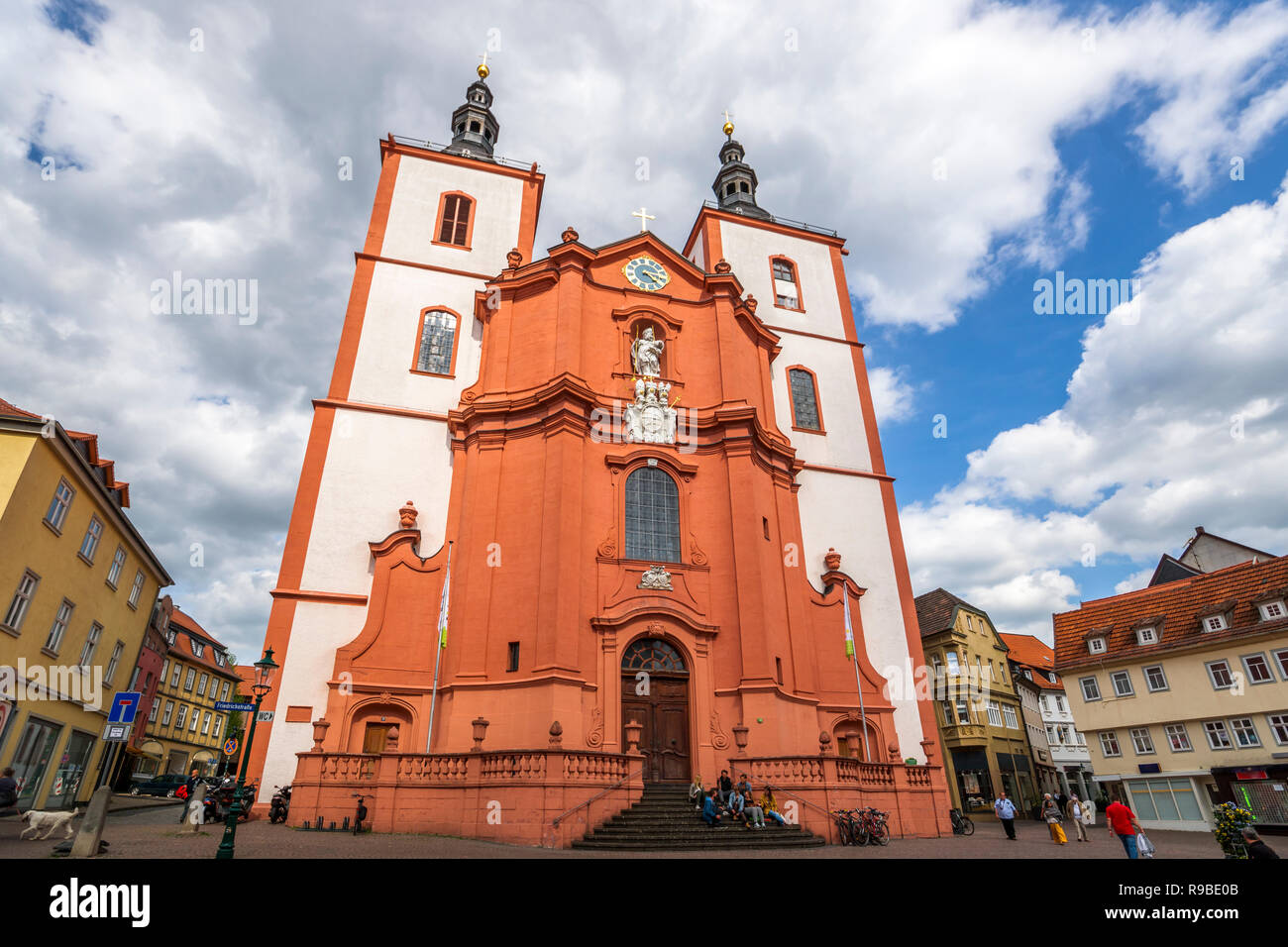 Iglesia, Fulda, Alemania Foto de stock