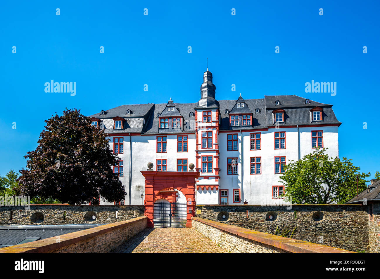 Castillo, Idstein, Alemania Foto de stock