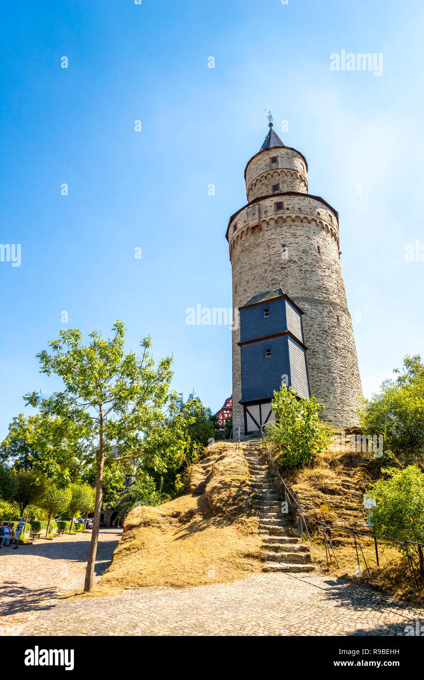 Torre de bruja, Idstein, Alemania Foto de stock