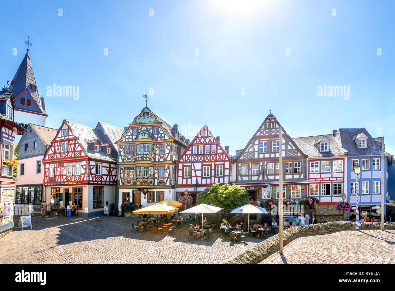 Mercado, Idstein, Alemania Foto de stock