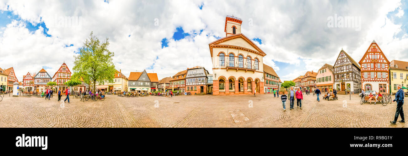 Mercado, Seligenstadt, Alemania Foto de stock