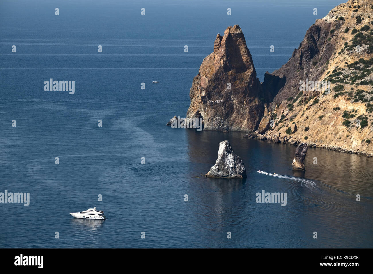 Cabo Fiolent en Crimea, cerca de Sebastopol Foto de stock