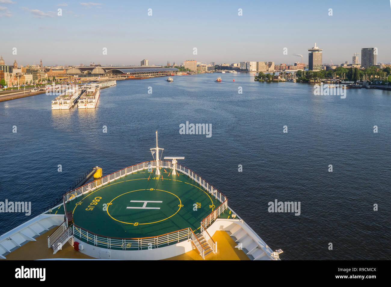 Europa - Crucero en Amsterdam Foto de stock