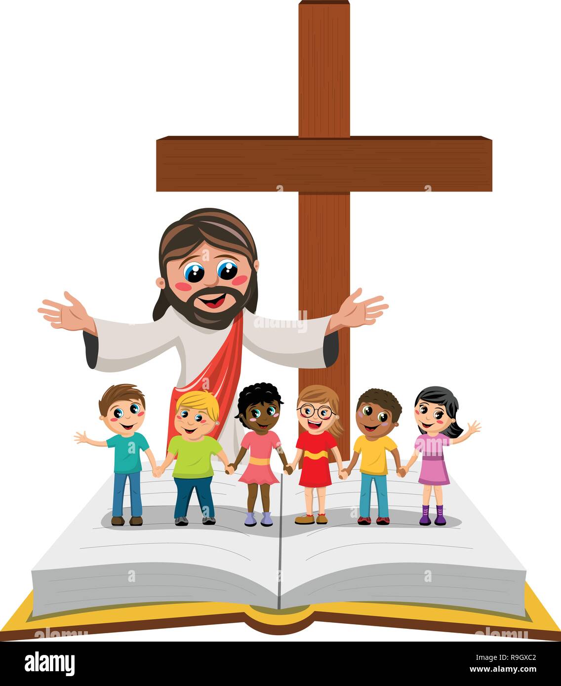 Lista 96+ Foto Jesus Con Los Brazos Abiertos Dibujo Para Niños Mirada Tensa