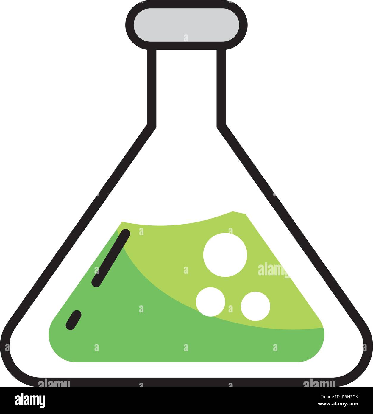 Vaso De Precipitado Quimica Cartoon Imagen Vector De Stock Alamy
