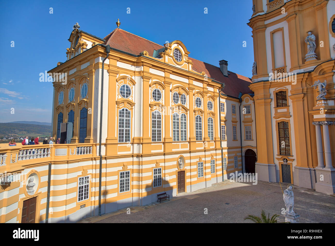 La abadía de Melk, Austria Foto de stock