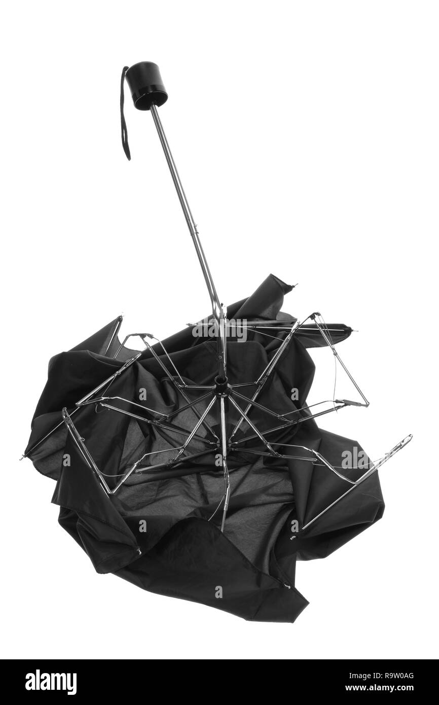 Paraguas roto Imágenes de stock en blanco y negro - Alamy