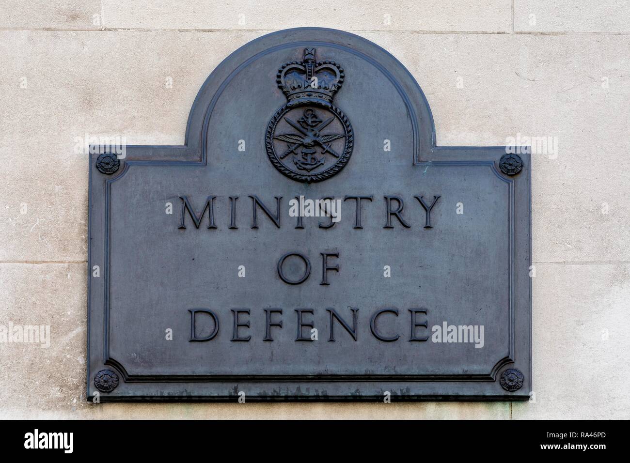 Edificio del Ministerio de Defensa, Westminster, Londres, Gran Bretaña Foto de stock