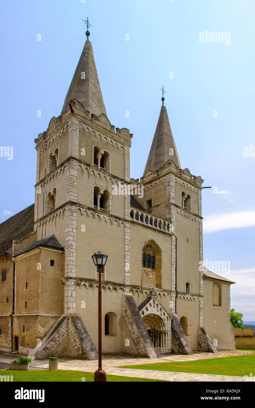 Catedral, Spisska Kapitula, Spisske Potharadie, Kirchdrauf, cremalleras, Eslovaquia Foto de stock