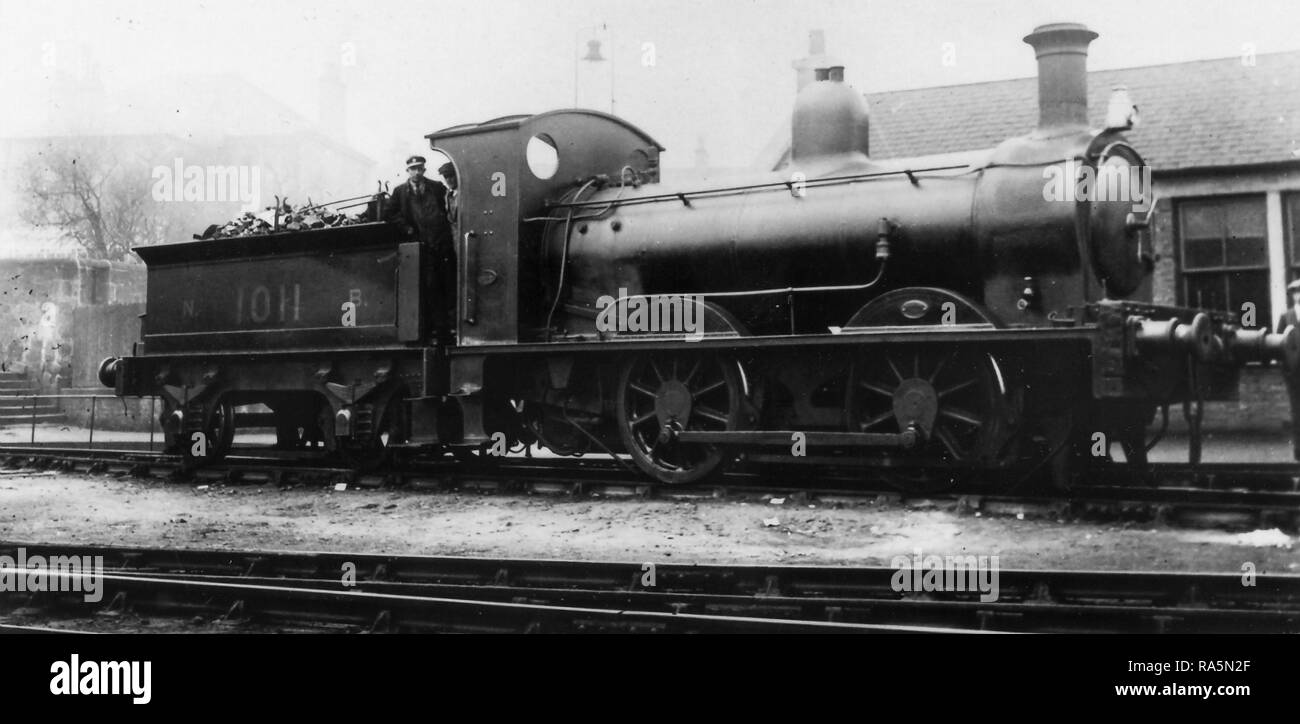 North British Railway Y10 clase 0-4-0 locomotora licitación No.1011 Foto de stock