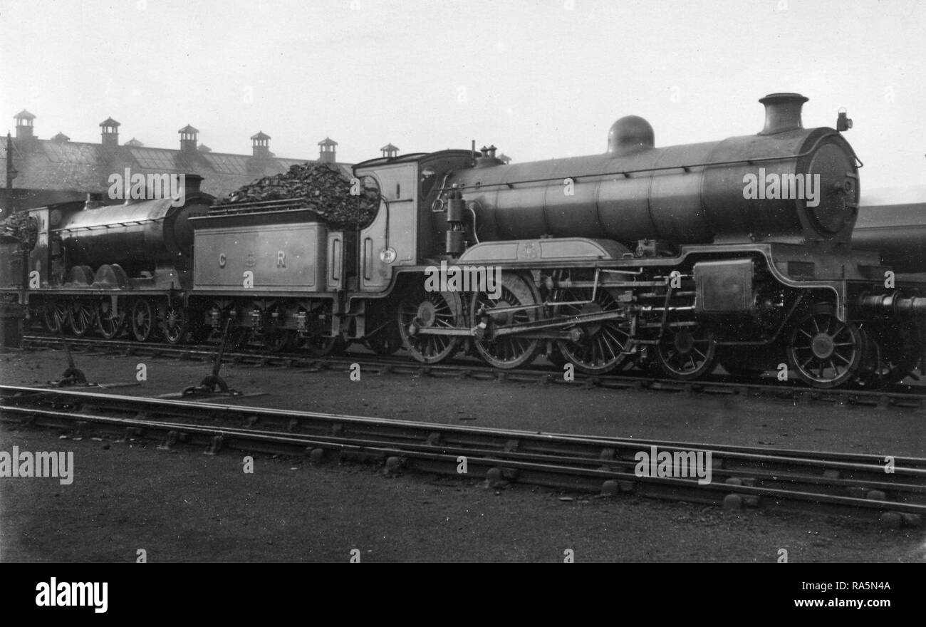 Ferrocarril de Caledonian '191' Class 4-6-0 locomotora a vapor nº198 Foto de stock