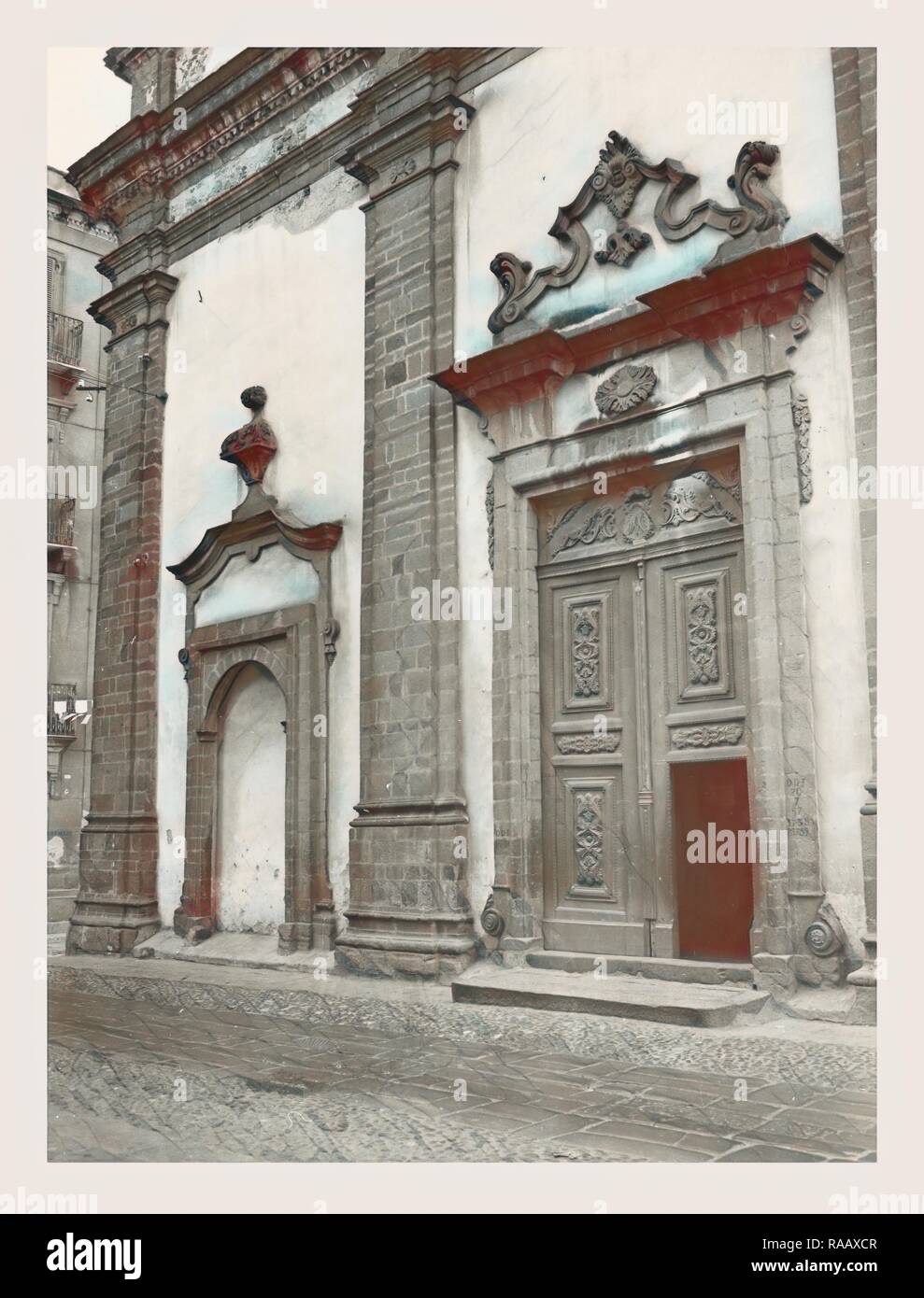 Cerdeña Nuoro Bosa Catedral, este es mi Italia, el país de la historia visual, arquitectura medieval reinventado Foto de stock