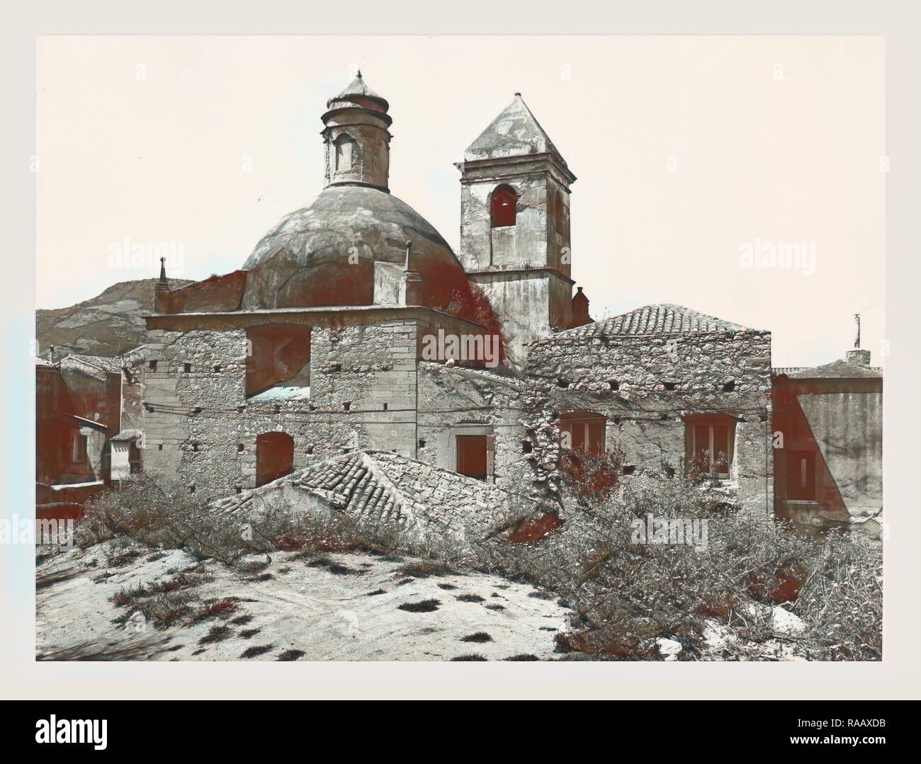 Cerdeña Nuoro Bosa Chiesa del Carmine, esta es mi Italia, el país de la historia visual, Post-medieval reinventado 18 Foto de stock