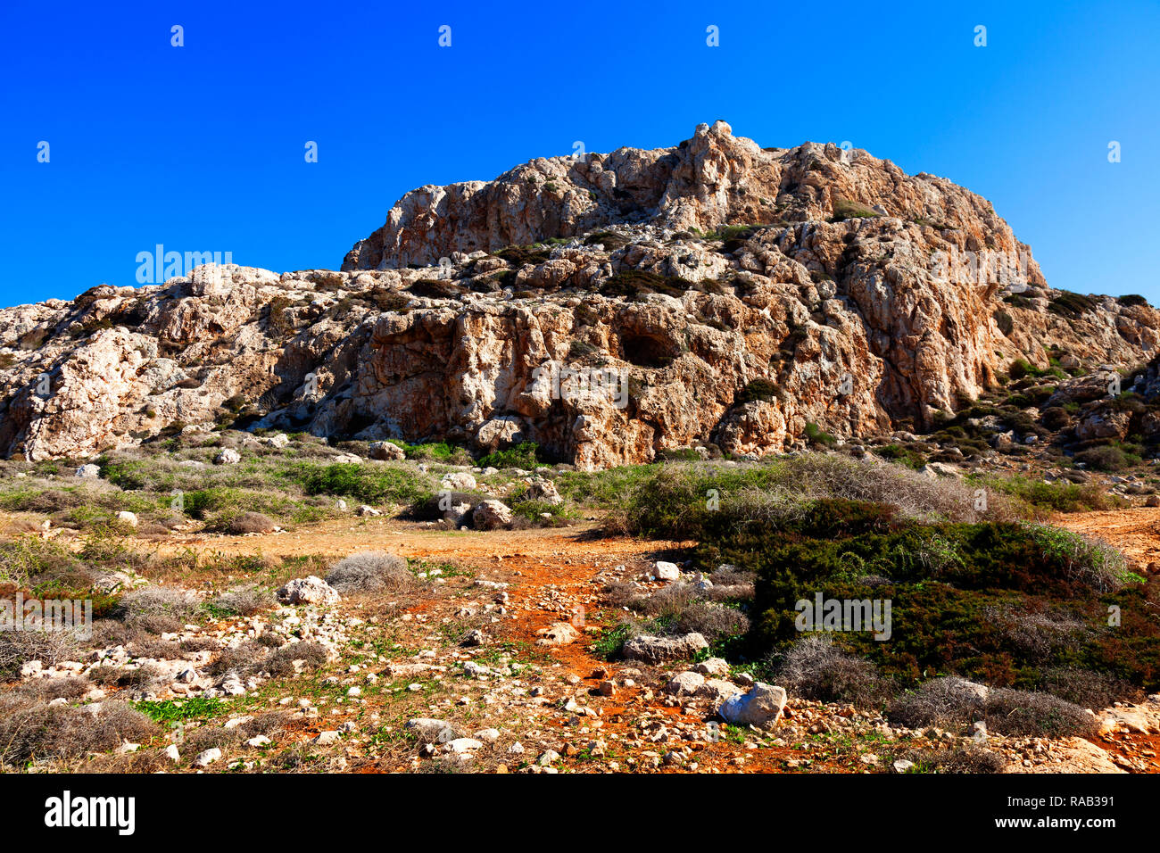 Kap Creco, Zypern Foto de stock