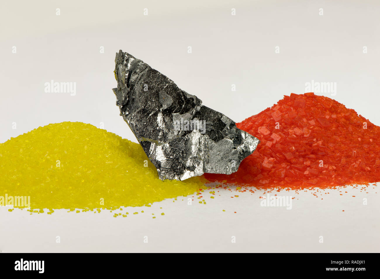 Elemento cromo, Cr, con sus sales el cromato y dicromato Fotografía de  stock - Alamy