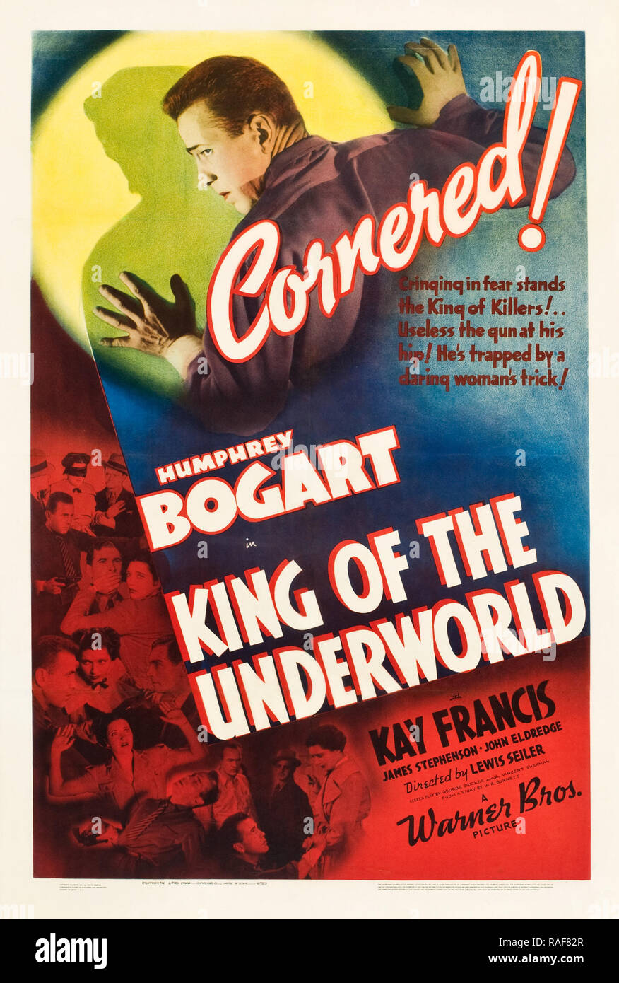 El rey del inframundo (Warner Brothers, 1939), Humphrey Bogart Póster Archivo de referencia # 33636 822tha Foto de stock