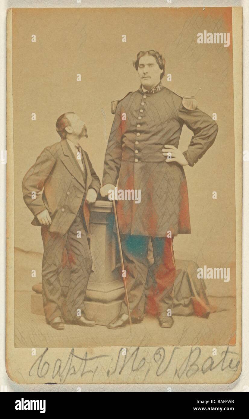 El capitán M.V. Bates Martin Van Buren Bates, W. L. Germon (American, 1823  - 1877), 1861 - 1865, albúmina imprimir plata reinventado Fotografía de  stock - Alamy