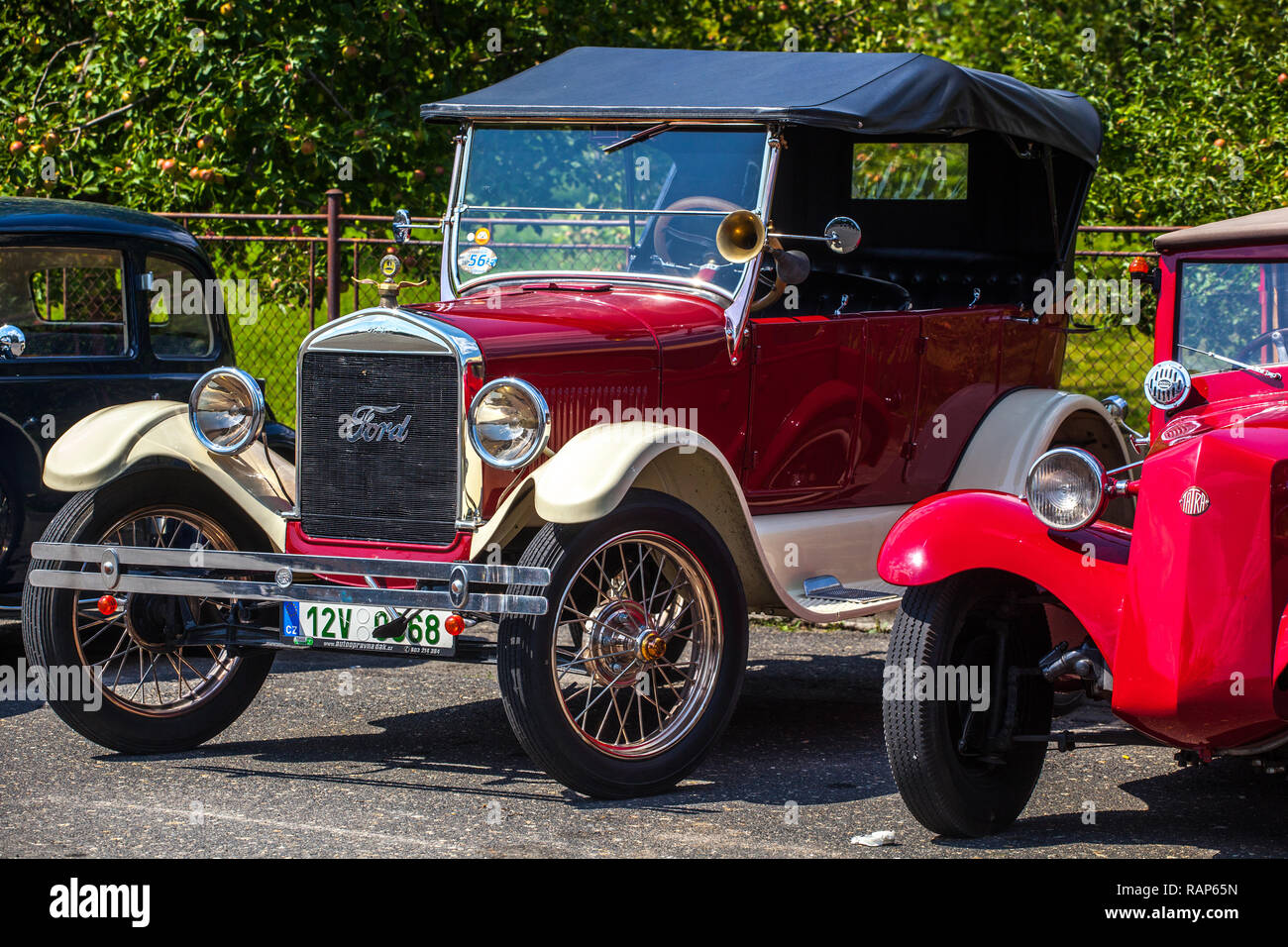 Ford modelo T de 1926 de coches de época, el veterano coche, oldtimer Foto de stock