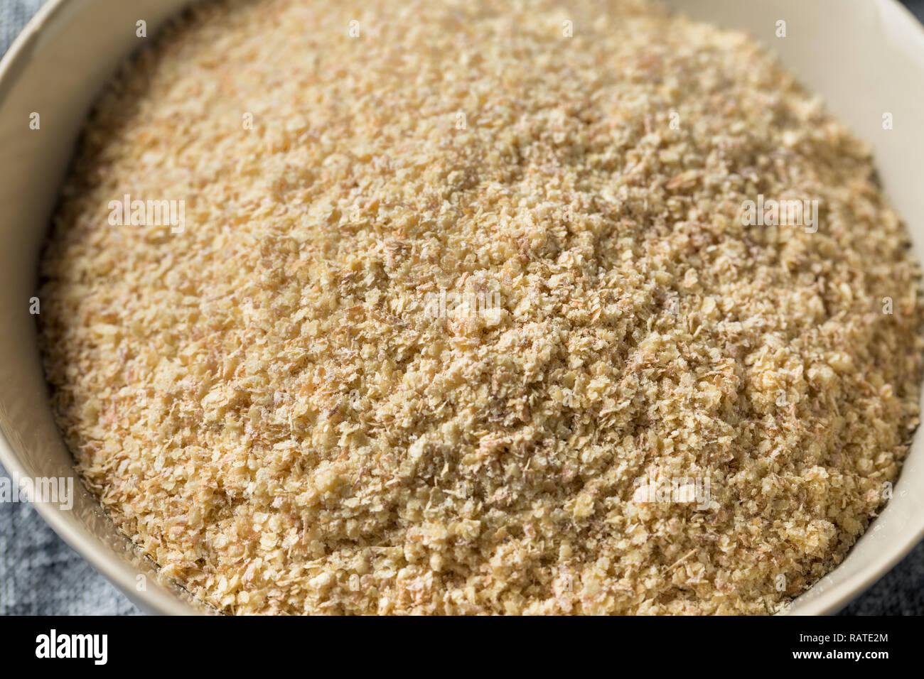 Orgánicos secos harina de germen de trigo, listo para cocinar con Foto de stock