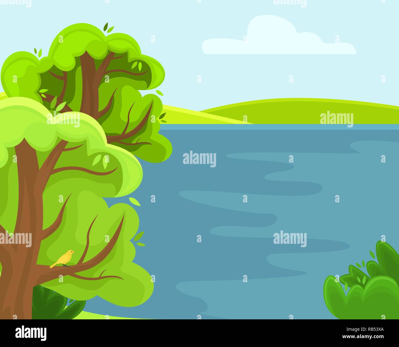 Dibujos animados del lago fotografías e imágenes de alta resolución - Alamy