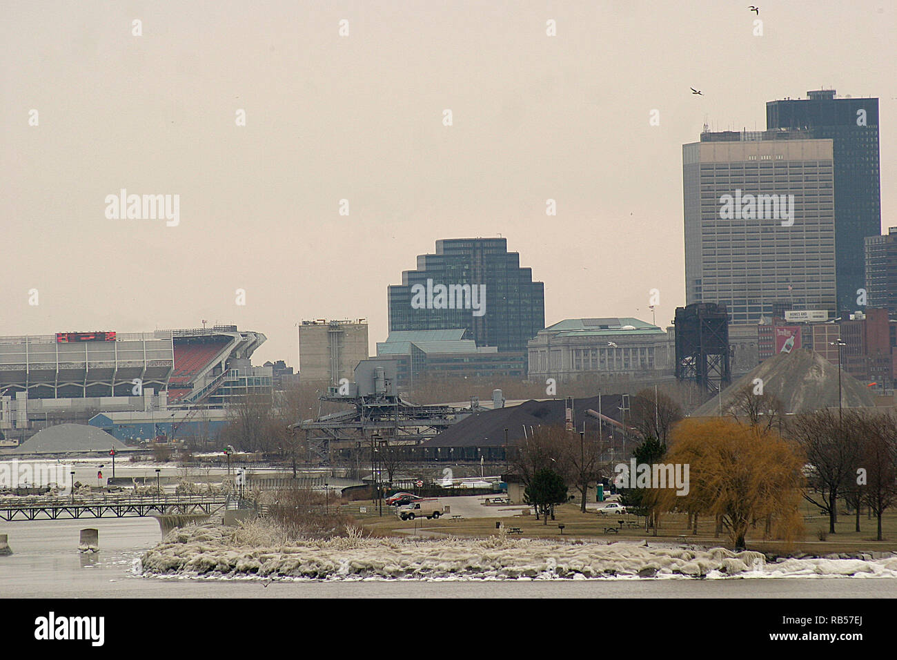 Cleveland, Invierno Fotos e Imágenes de stock Alamy