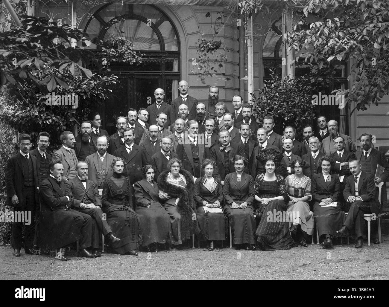 Congreso Internacional de Psicoanálisis. 1911. Sigmund Freud y Carl