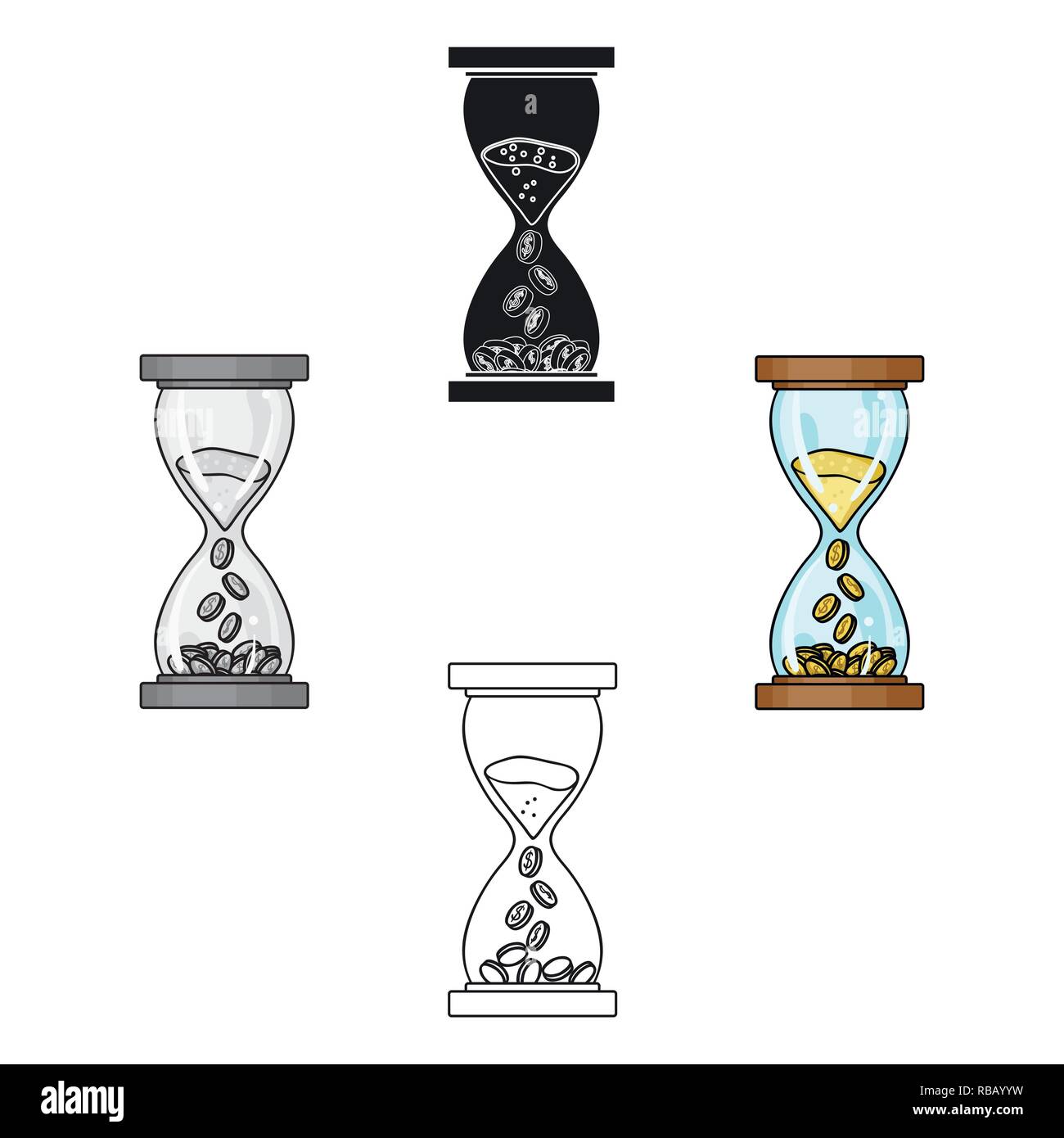 App,art,business,cómic,reloj,concepto,countdown,diseño,fecha,elemento  económico,finanzas,vidrio,gráfico,Hora,reloj,icono,ilustración,inversión,es,aislado,logotipo,dinero,ricos,arena,firmar,cronómetro,el  símbolo,tiempo,timer,vector,ver,web, Vector ...