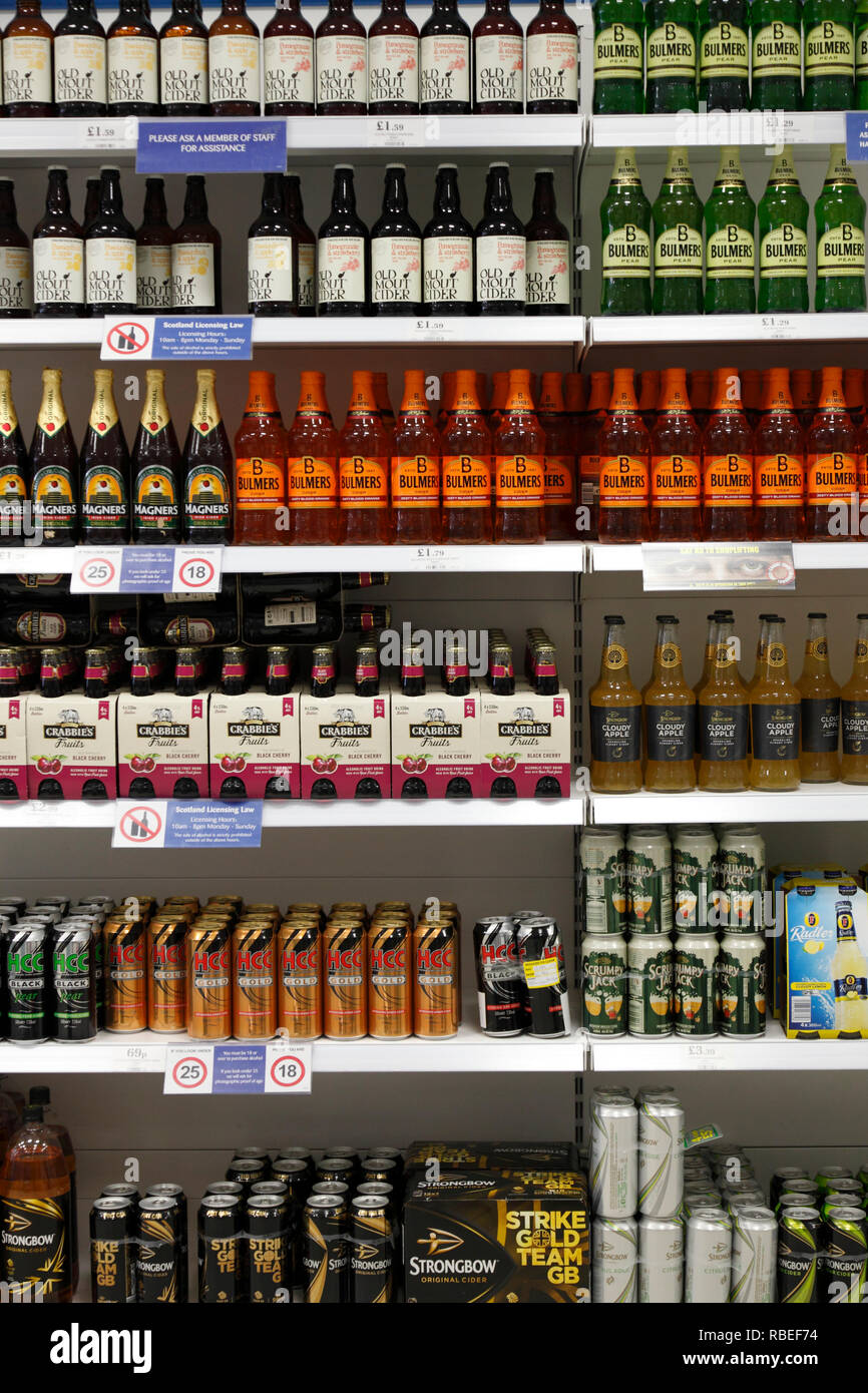 Estante De Bebidas Supermercado Reino Unido Estantes De Bebidas