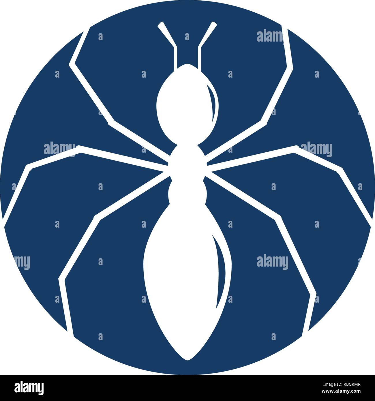 Ant Logo plantilla diseño ilustración vectorial Imagen Vector de stock ...