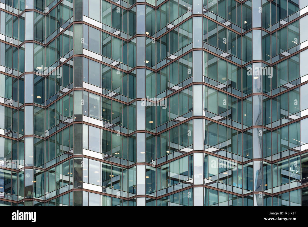 Arquitectura moderna en el número 1 de la Avenida de la Universidad, Toronto Foto de stock