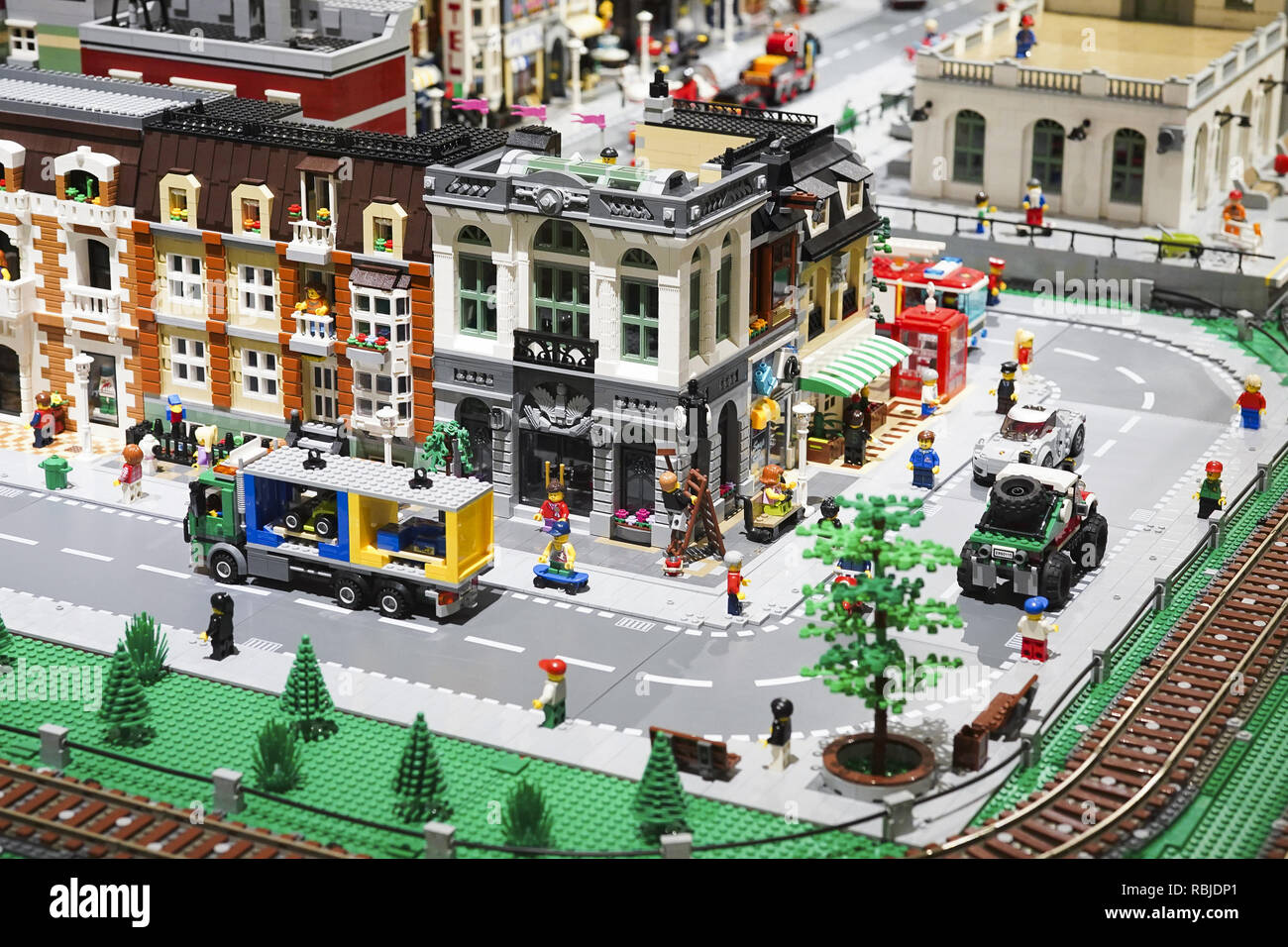 Me encanta Lego" exposición en el Palacio de Gaviria, en Madrid, España.  Featuring: atmósfera Donde: Madrid, Comunidad de Madrid, España cuando: 10  dic 2018 Crédito: Oscar Gonzalez/WENN.com Fotografía de stock - Alamy