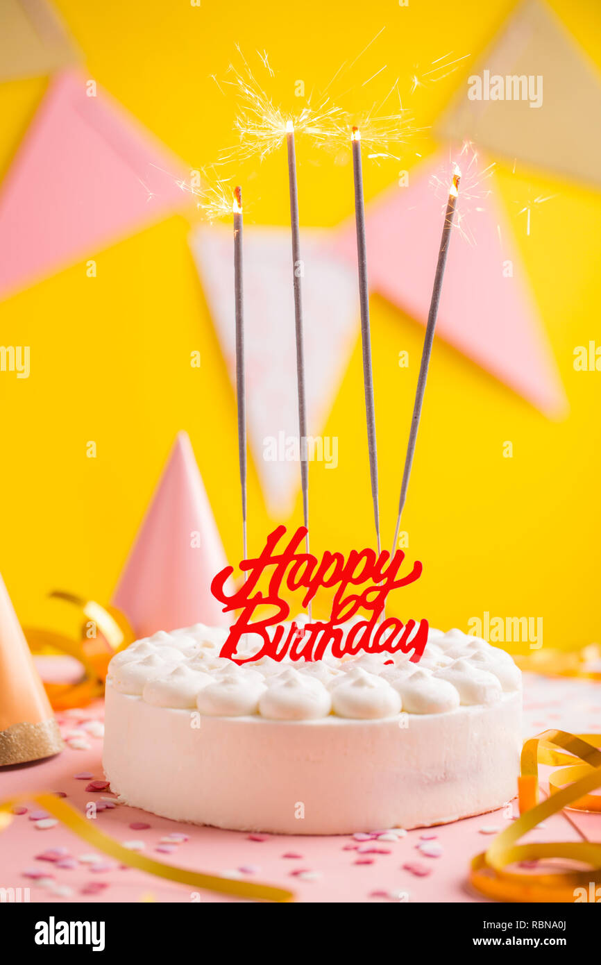 Bengala 'Felicidades' para tarta de cumpleaños