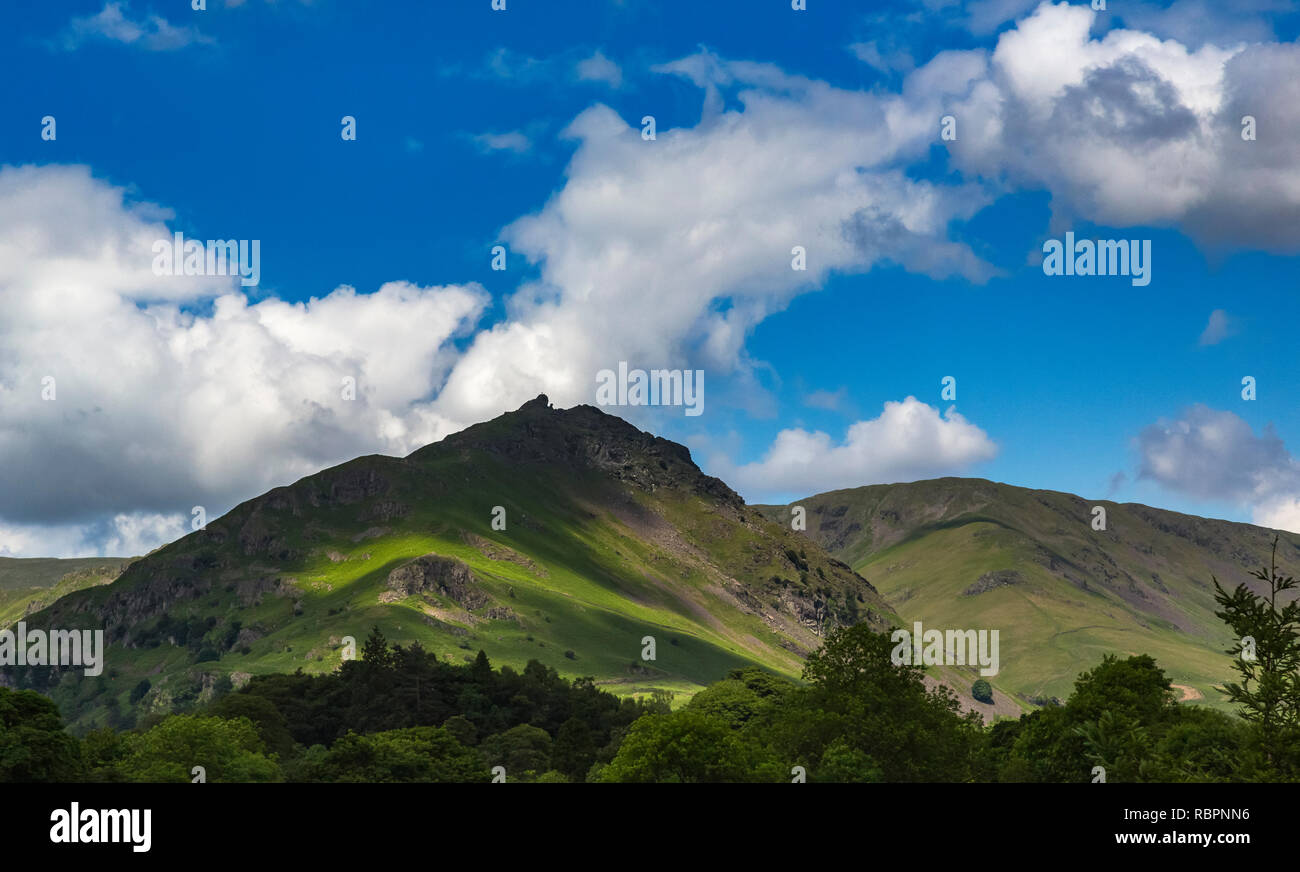 Lake District, en el noroeste de Inglaterra. Foto de stock