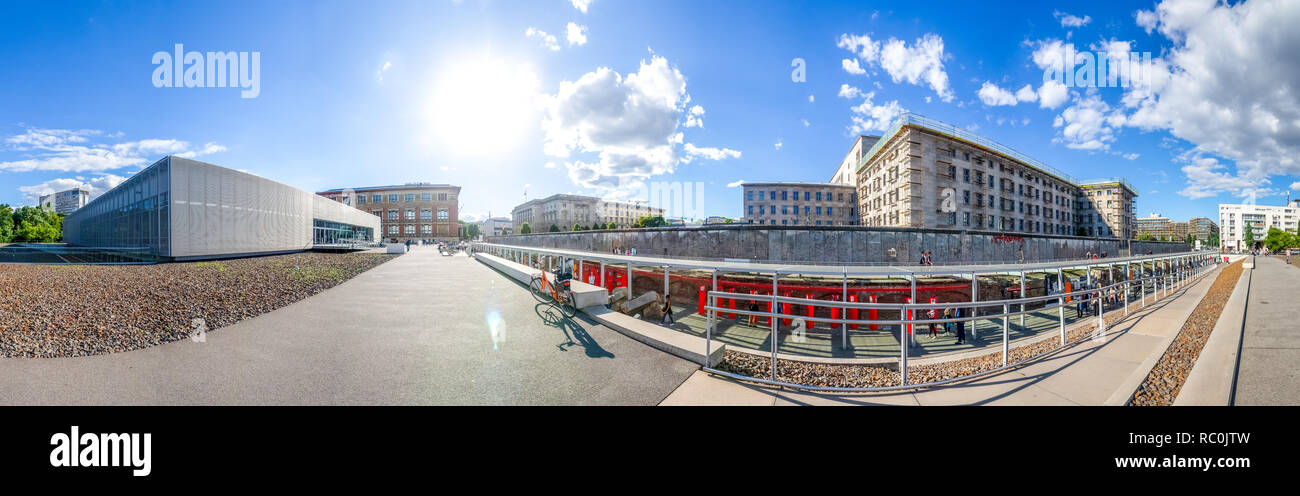 La Topografía del Terror, Berlín, Alemania Foto de stock