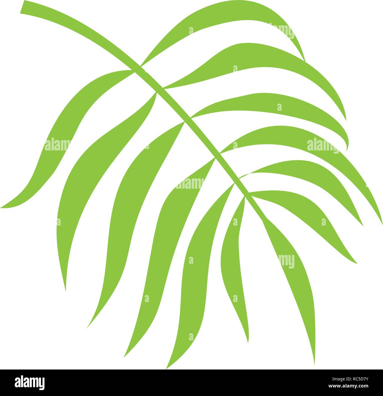 Tropico Verde Hoja Icono En Fondo Blanco Para Diseno Grafico Y Web Sencillo Moderno Signo De Vectores Concepto De Internet Simbolo De Moda Diseno Web Boton Web O Aplicaciones Moviles Imagen Vector