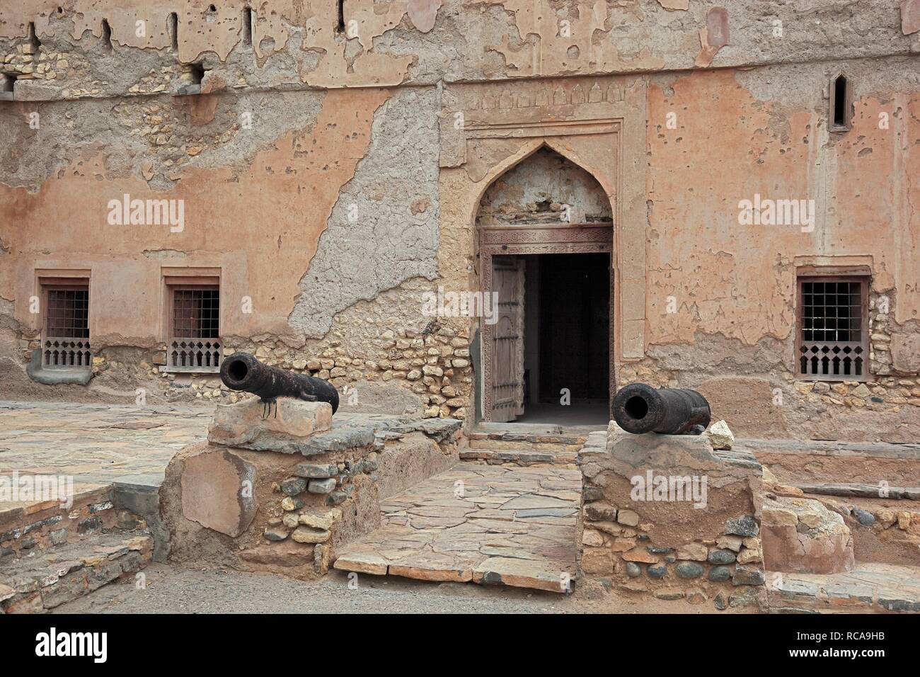 Fort Qurayyat, Omán, Península Arábiga, Oriente Medio, Asia Foto de stock