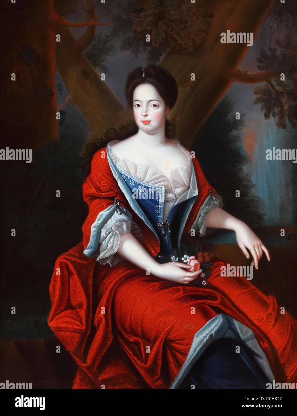 Sophia Charlotte de Hannover (1668-1705), reina consorte de Prusia. Museo: Museo Bomann Celle. Autor: Anónimo. Foto de stock