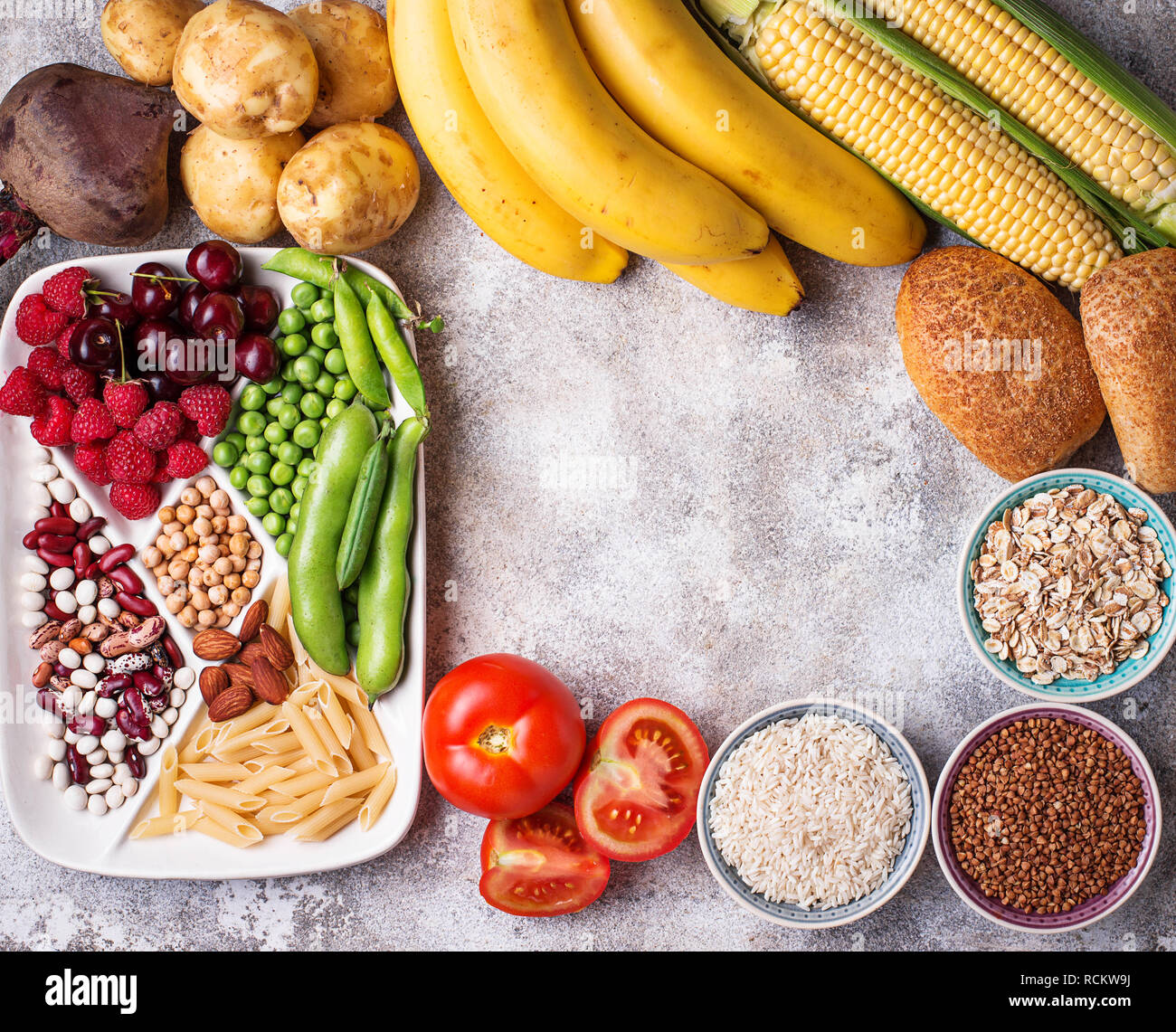 Carbohidratos Complejos Fotos E Imágenes De Stock - Alamy