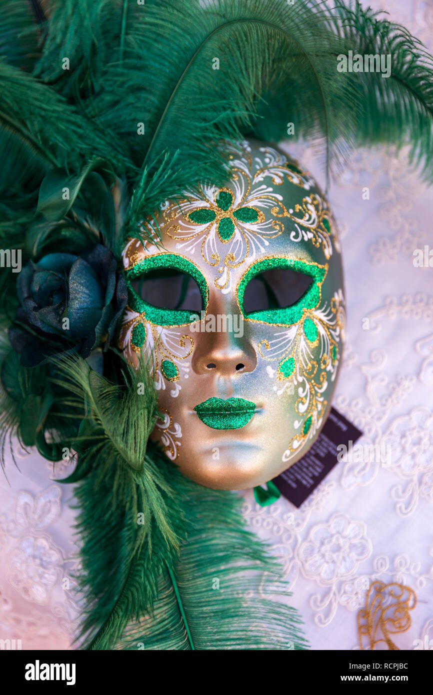 La máscara de carnaval veneciano, Venecia. Italia Fotografía de stock -  Alamy