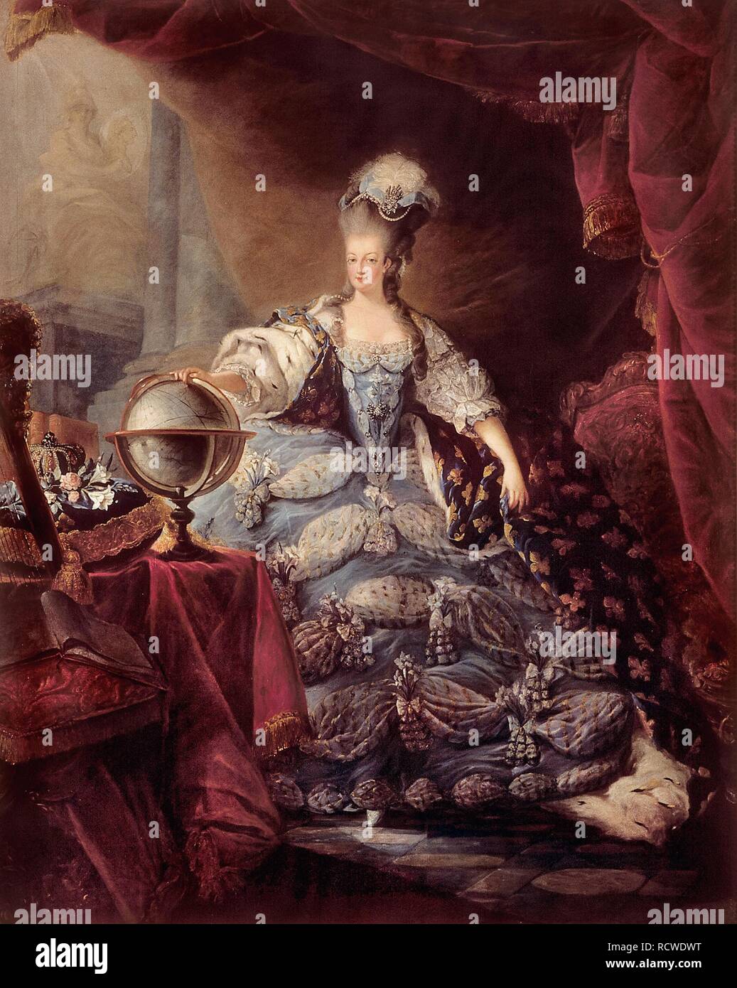 Retrato de la Reina María Antonieta de Francia (17551793). Museo Musée de l'Histoire de France