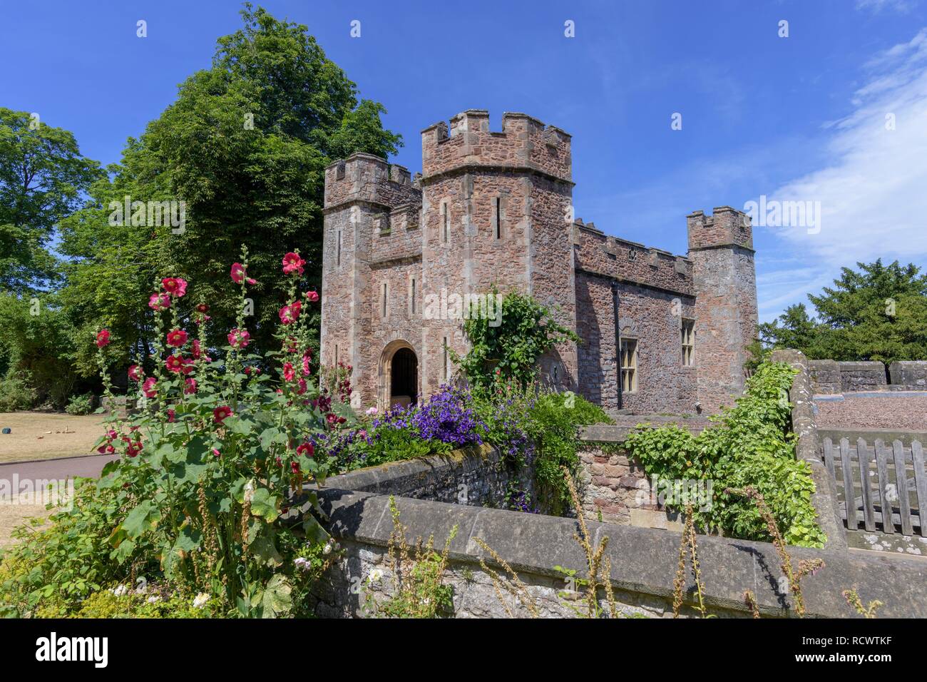Dunster Castle, Dunster, Inglaterra, Gran Bretaña Foto de stock