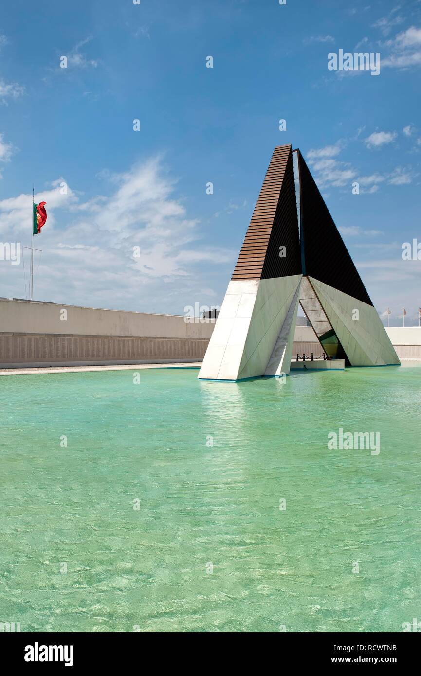 Monumento aos Combatentes da Guerra do Ultramar, Belem War Memorial, el barrio de Belem, Lisboa, Portugal, Europa Foto de stock