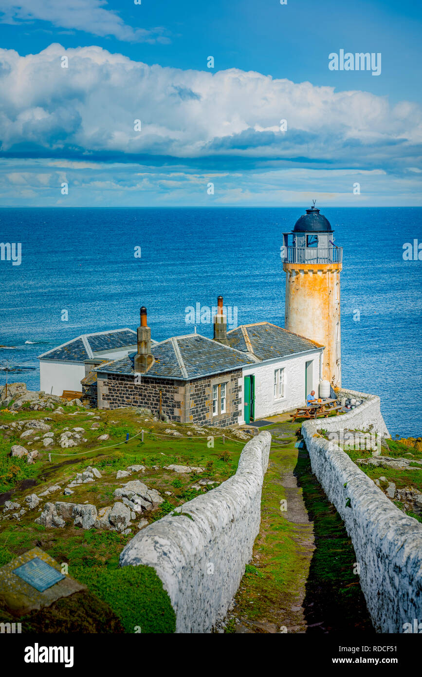 Europa, Großbritannien, Schottland, Küste, Küstenwanderweg, la ruta costera de Fife, Insel, Mayo, Leuchtturm, Isla de mayo de poca luz Foto de stock