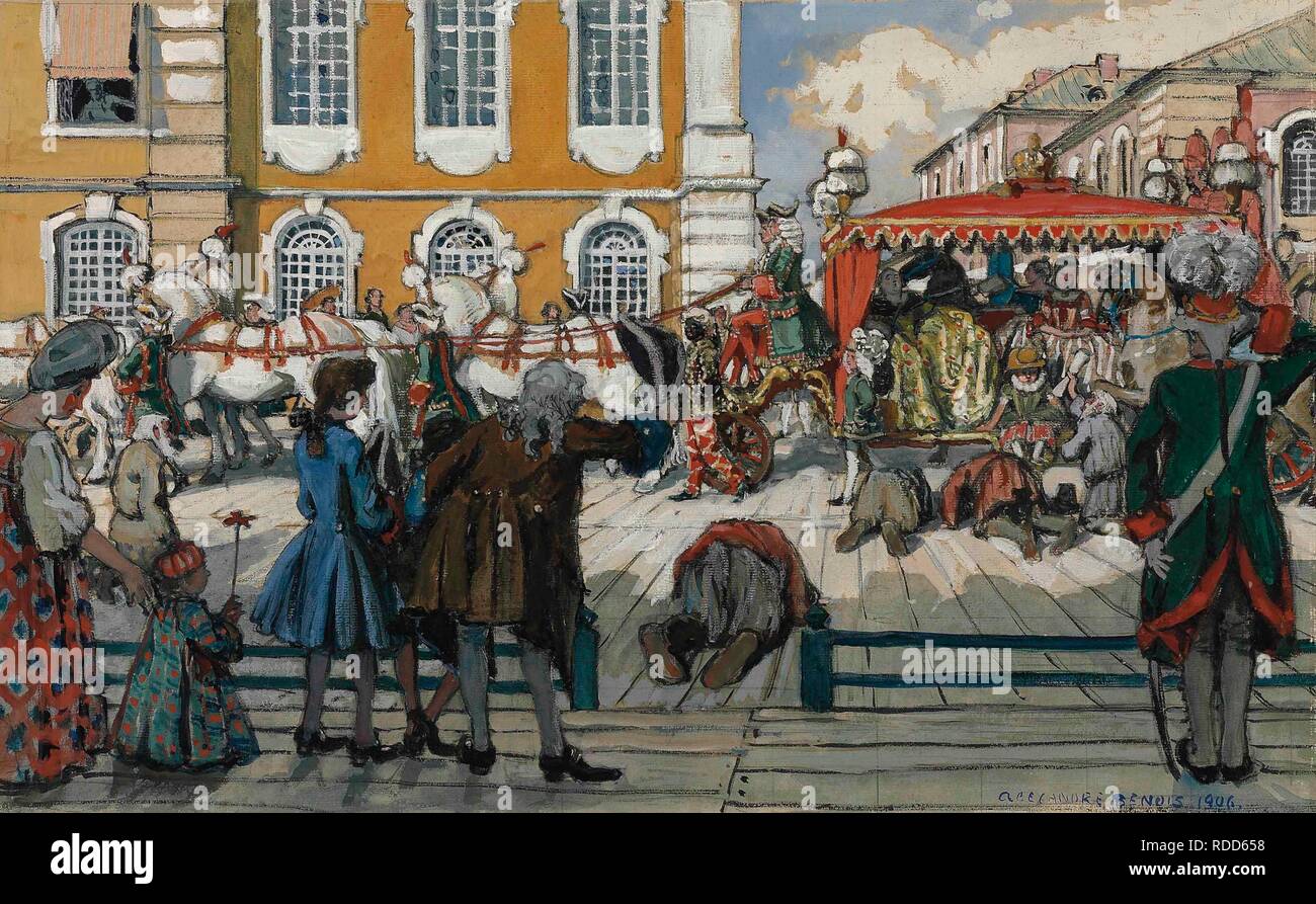 Paseo de la emperatriz elizabeth en san petersburgo fotografías e