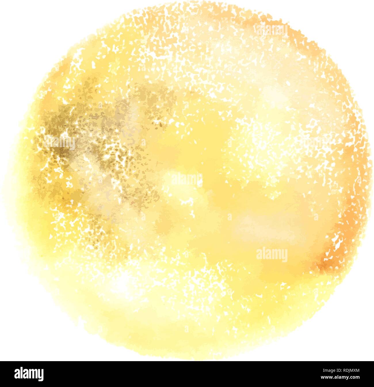 Vectores Y Dibujo Acuarela De La Luna Una Textura De Fondo Amarillo Dorado Abstracto Imagen Vector De Stock Alamy