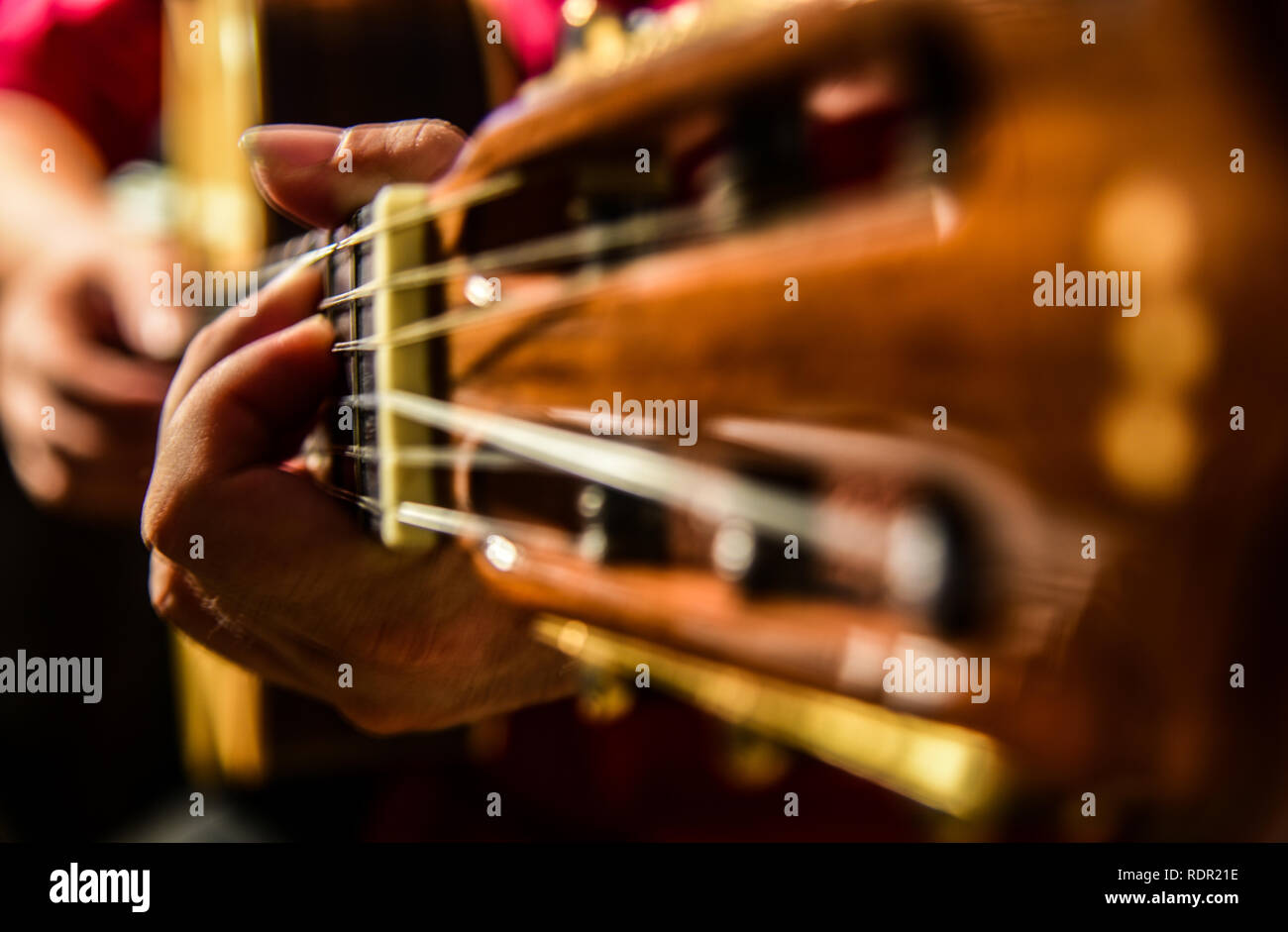 Guitarra española Foto de stock