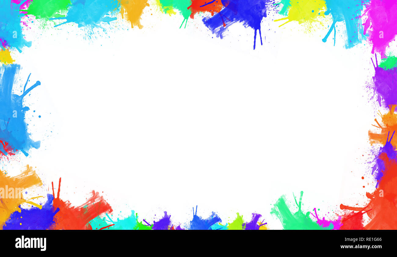 Bordes De Colores De Acuarela Dise o De Banner frame Wallpapers