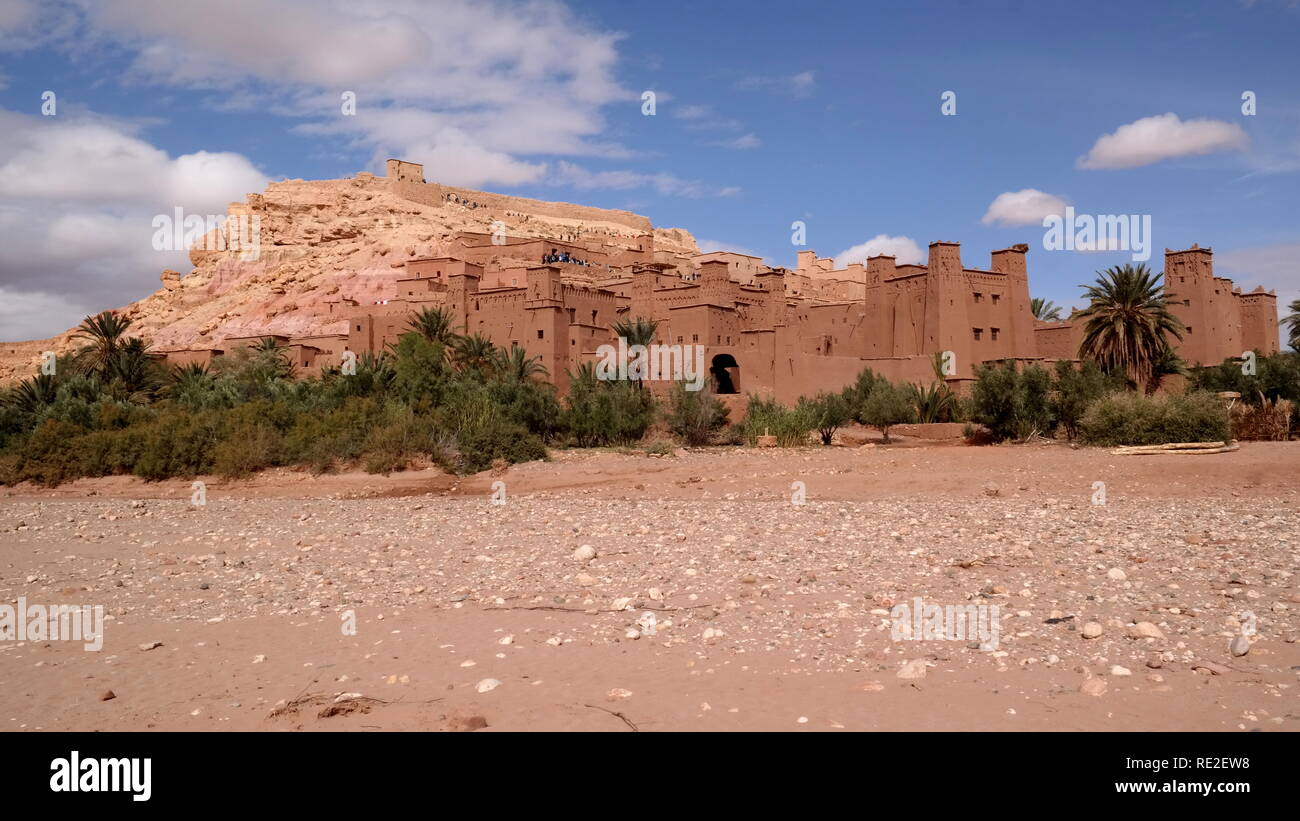 Marokko, Berberstadt Ouarzazate 2018 Foto de stock