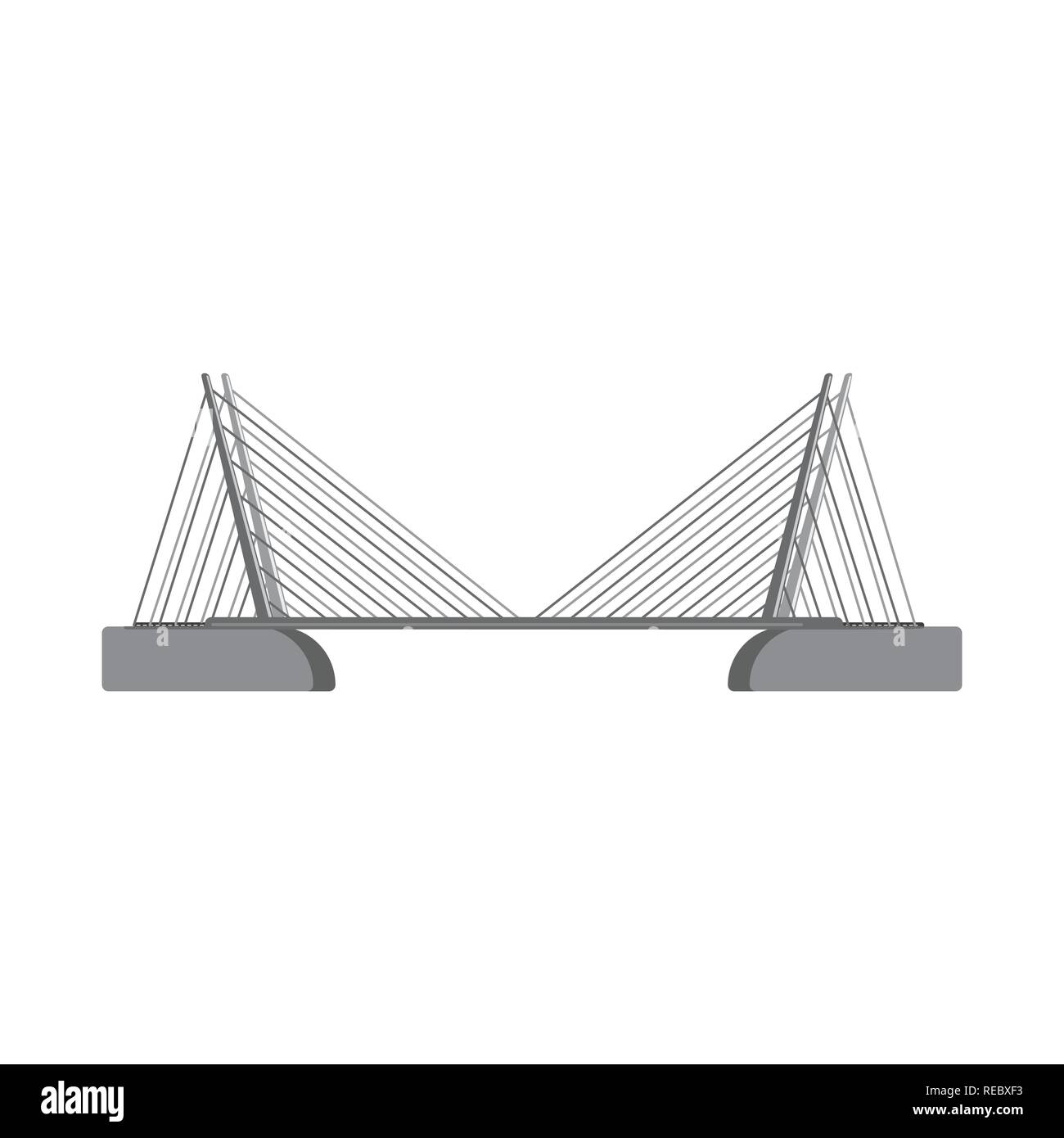 La construcción,cable,suspendido,río,montado,transporte,bicicleta,bridgework,puente,arquitectura,histórica,estructura,cruzando,vista,conexión diseño,construir,lado,establecida,vector,icono,ilustración,aislado,collection, elemento gráfico,,firmar,mono,gris, vectores de vectores , Ilustración del Vector