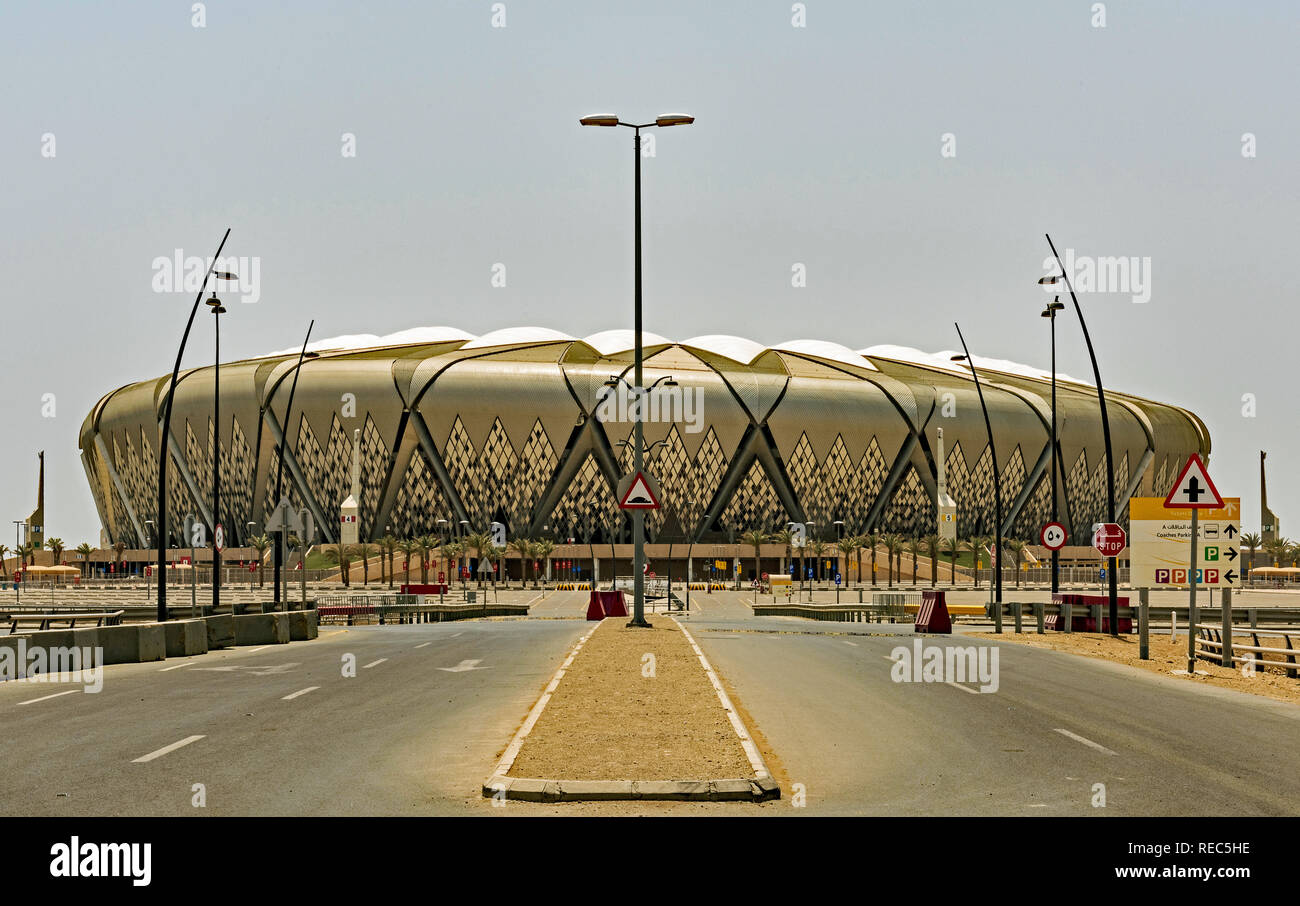 El rey Abdullah Sports City Stadium en Jeddah, Arabia Saudita Foto de stock